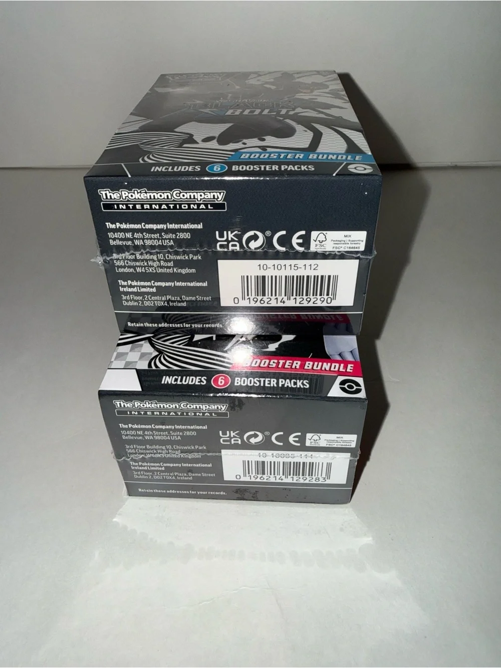 Pokemon Black Bolt and White Flare Booster Bundle Set of 2 Sealed New